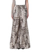 Pinko Beige Black Cotton Trousers