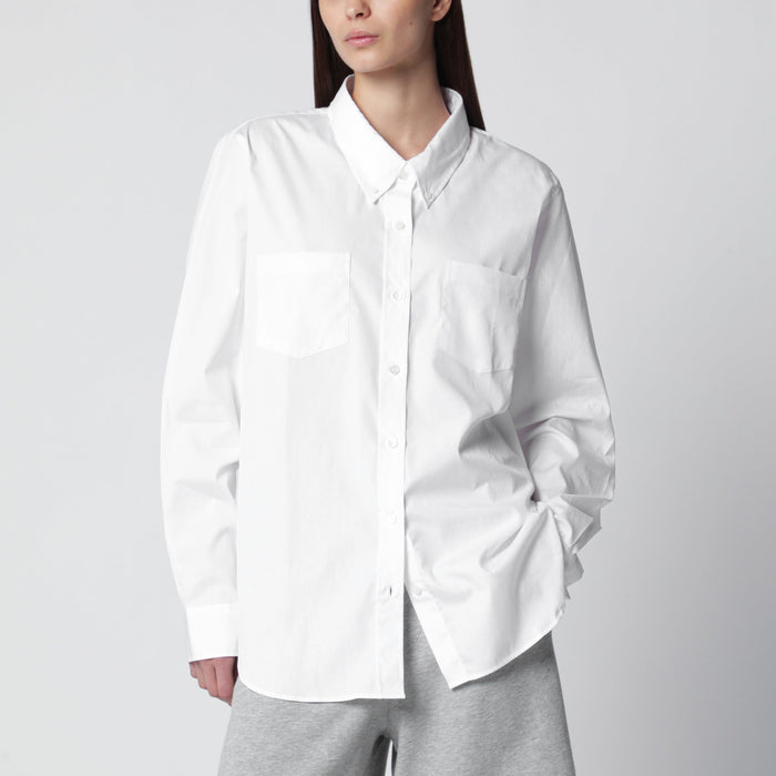 Dries Van Noten White Buttondown Cotton Shirt