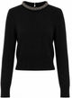 Pinko Black Wool Blend Sweater