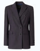 Pinko Blue Wool Blend Jacket