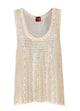 Pinko Gold Stretch Party Top