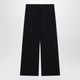 The Row Straightleg Lowrise Wool Gabardine Pants In Dark Navy
