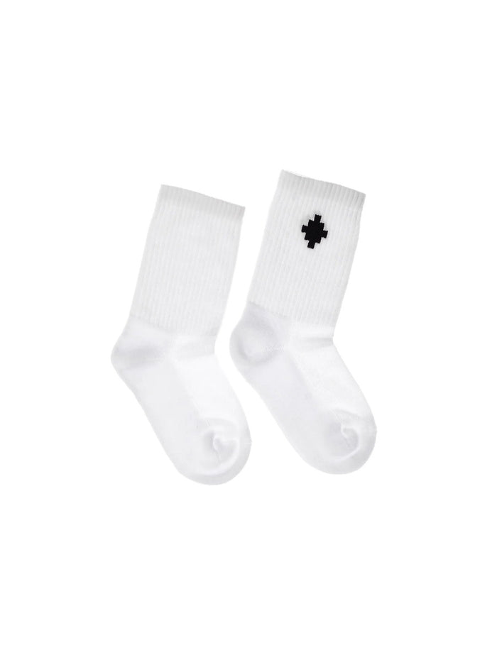 Marcelo Burlon County Of Milan Logo Cross High Socks
