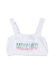 Moschino Headband Top With Logo Straps