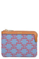 Celine Fabric Coin Purse With Triomphe Print