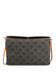 Celine Trio Flap Triomphe Canvas Cross Body Bag