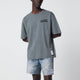 Satisfy Mothtech Faded Black T-Shirt With Logo Print