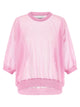 Nude Semi-Sheer Cotton Sweater