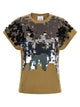 Nude Sequin T-Shirt