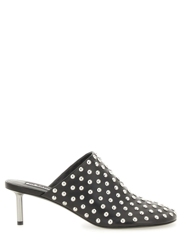 Jil Sander Nappa Leather Mules With Studs
