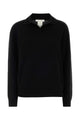 The Row Black Cashmere Oashi Polo Shirt