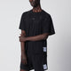Satisfy Black Space-O T-Shirt In Perforated Micro Jersey