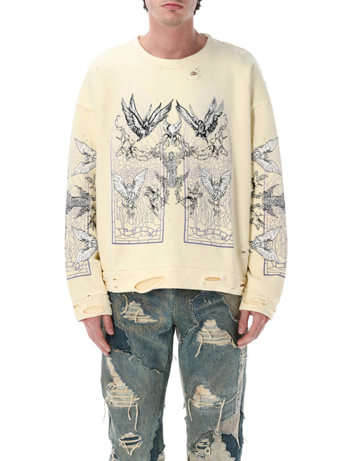 Who Decides War Who Decides War Distressed Ascension Sweatshirt