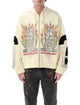 Who Decides War Who Decides War Graphic Cotton Zip Hoodie In Ivory