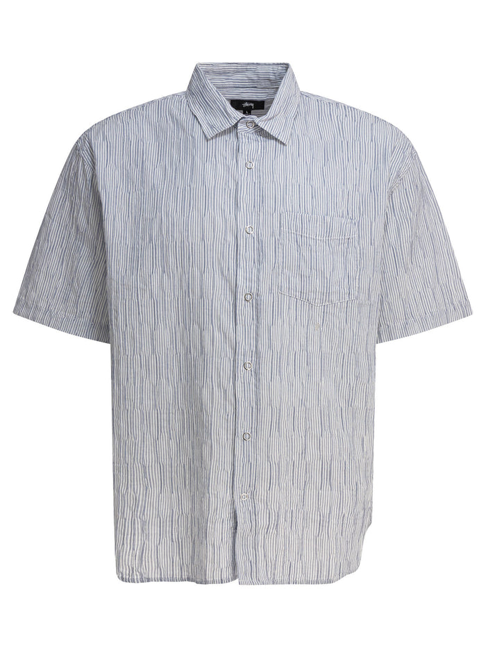 Stussy Blue Poliurethane  Shirt