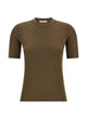 The Row Ozzi Short-Sleeve Top