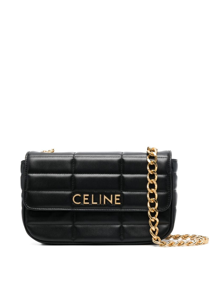 Celine Matelassé Leather Shoulder Bag