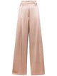 Max Mara Pianoforte Satin Wide-Leg Silk Trousers