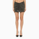 Rotate Birgerchristensen  Black Miniskirt With Micro Sequins
