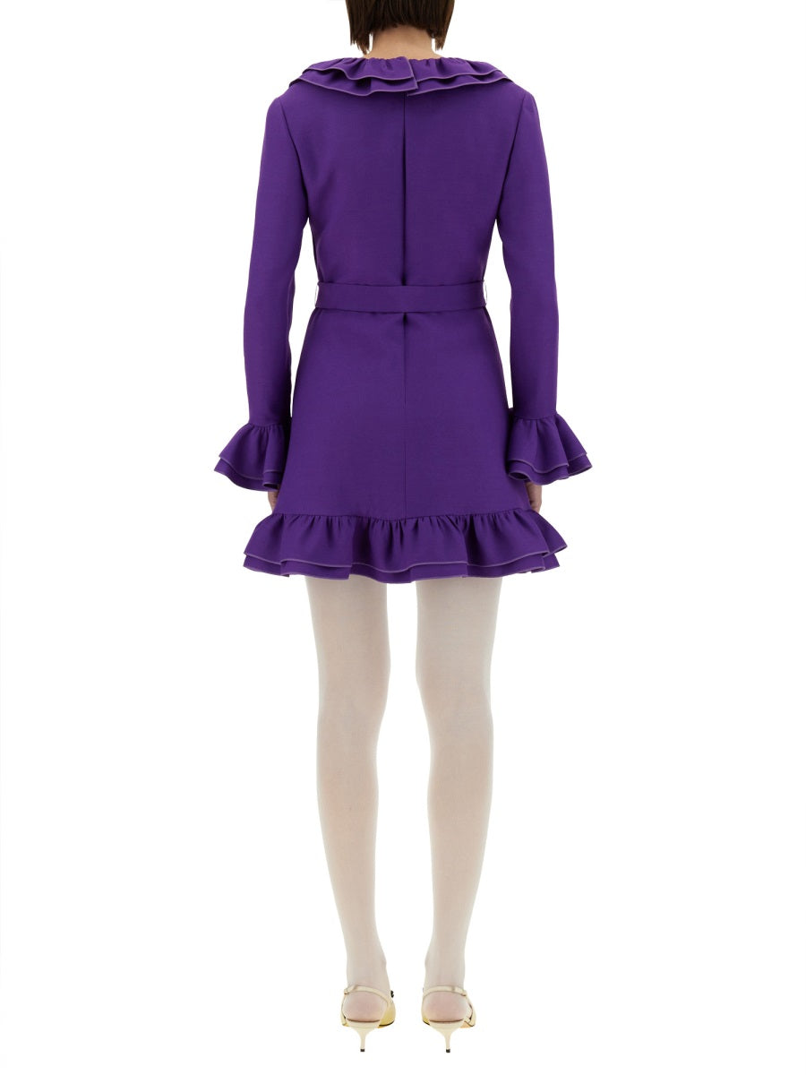 Valentino Crepe Couture Short Dress