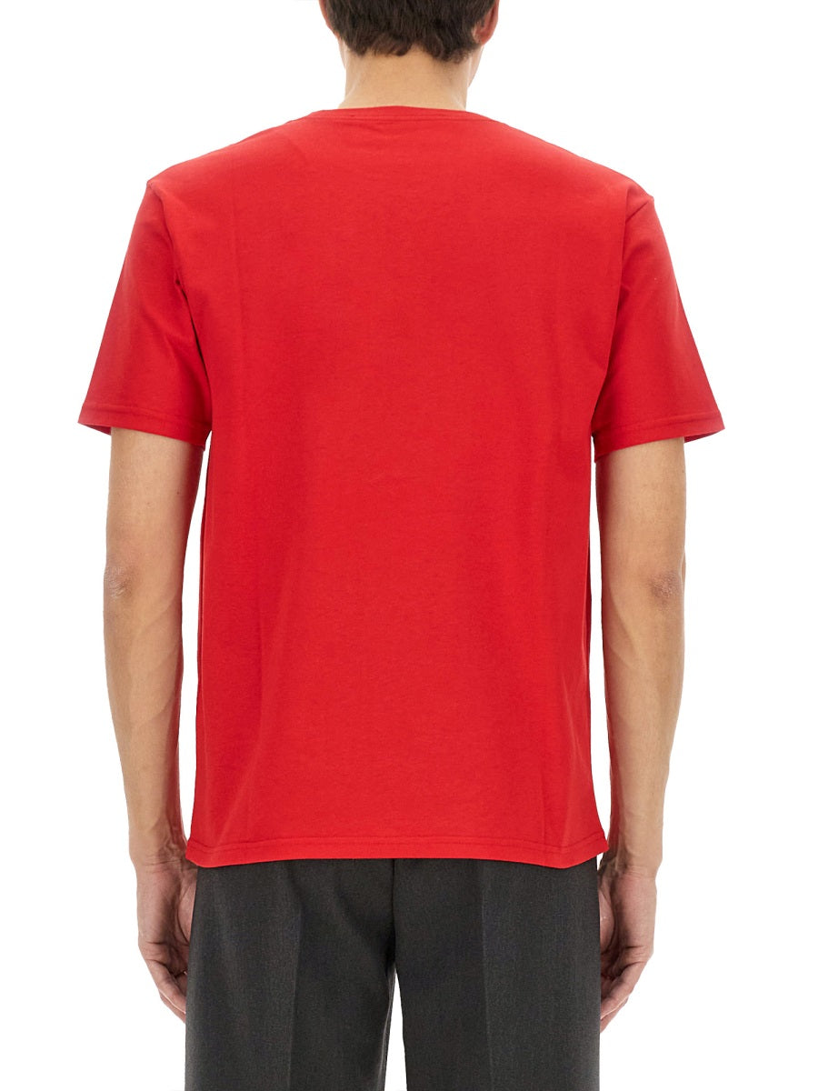 Valentino Cotton T-Shirt With "Chez Valentino" Print