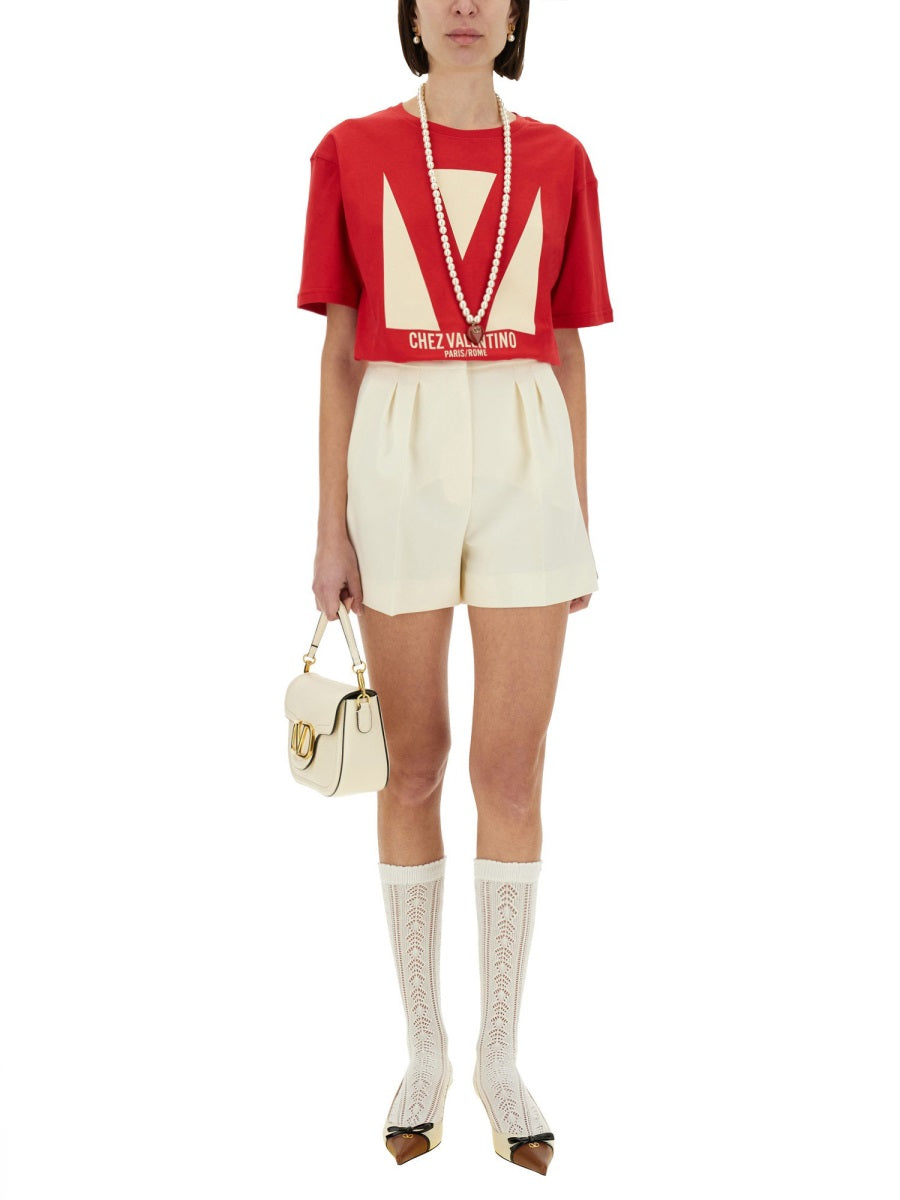 Valentino "Chez Valentino" Print T-Shirt