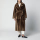 Arma Brown Rein Reversible Leather Coat