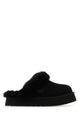 Ugg Black Suede Disquette Slippers