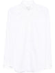 Xacus White Cotton Wingtip Collar Shirt