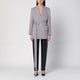 Victoria Beckham  Light Grey Wool Jacket With Belt