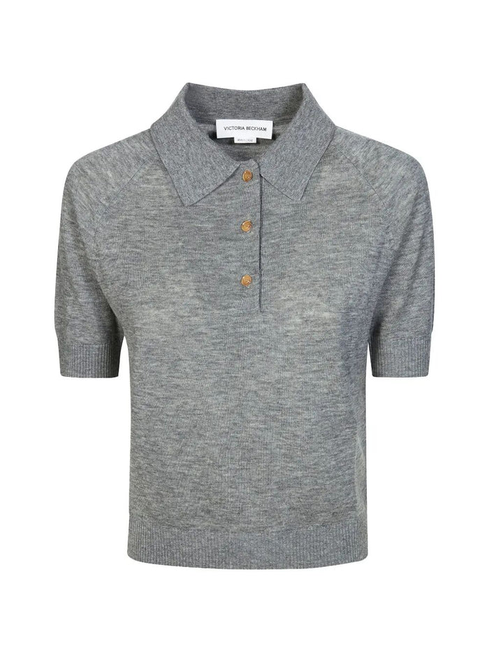 Victoria Beckham Polo Collar T-Shirt