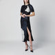 Victoria Beckham Eve Floral Satin Midi Dress