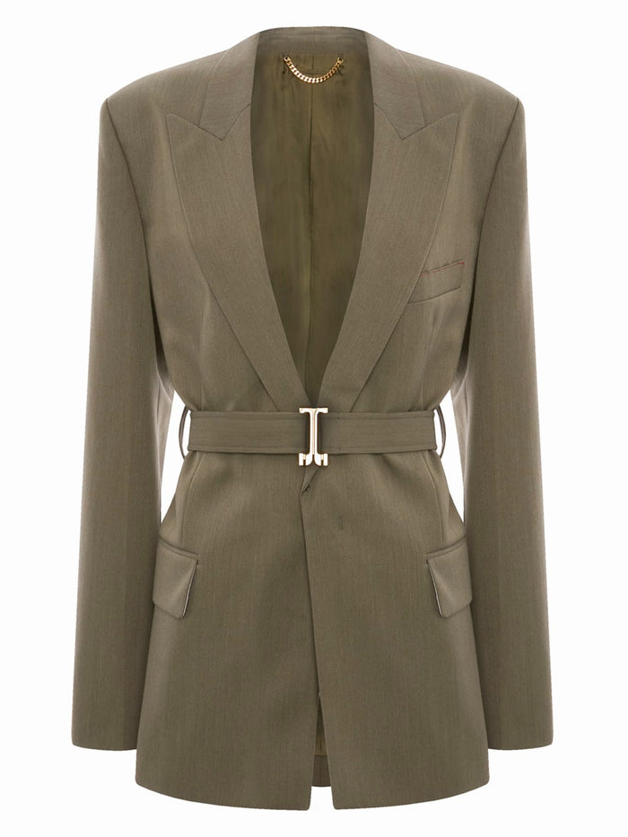 Victoria Beckham Tailored Blazer With Belt
