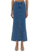 Marine Serre "Moon Laser" Long Skirt