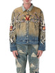 Who Decides War Who Decides War Embroidered Dove Trucker Jacket