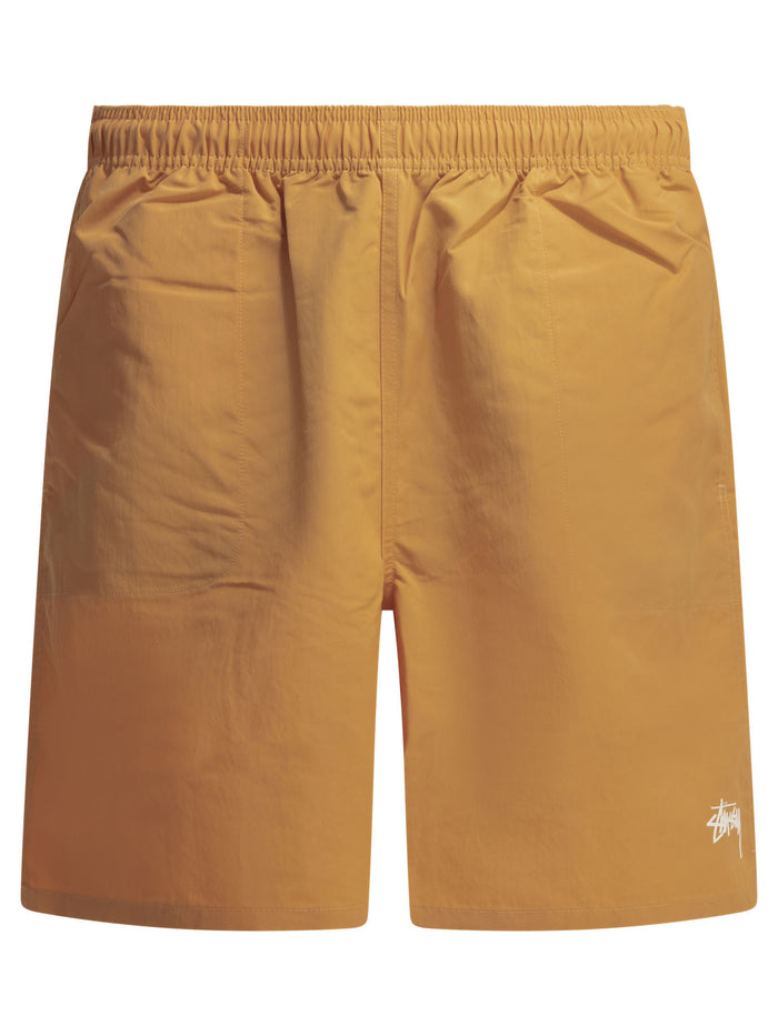Stussy Orange Nylon Swimwear