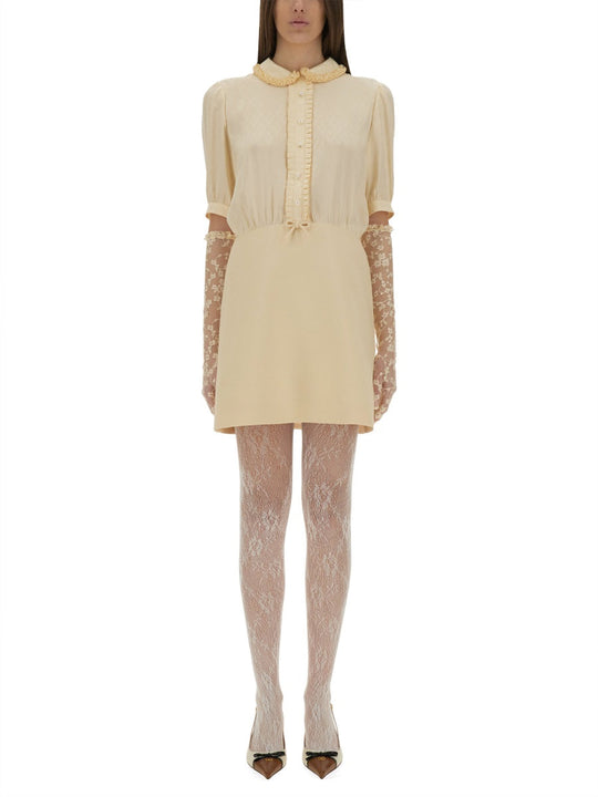 Valentino Crepe Couture Short Dress