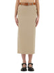 Moschino "Tailored Twist" Long Skirt