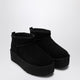 Ugg  Classic Ultra Mini Black Boot With Platform