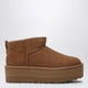 Ugg Classic Ultra Mini Platform Boots In Chestnut