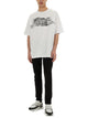 Versace Jeans Couture Zebra Rhinestone Logo T-Shirt