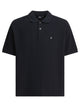 Stussy Black Cotton Polo Shirt