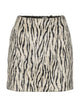 Rotate Birgerchristensen Printed Faux Fur Skirt