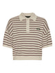 Rotate Birgerchristensen Slinky Knit Polo Striped