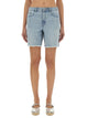 Michael By Michael Kors Denim Boyfriend Shorts