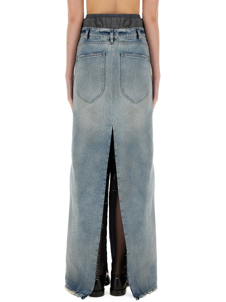 Maison Margiela Denim Skirt "Anonymity Of The Lining"