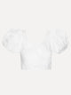 Rotate Birgerchristensen Puff Sleeve Cotton Top