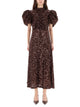 Rotate Birgerchristensen Brown Recycled Polyester Dress