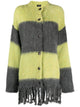 Etro Striped Wool Blend Cardigan