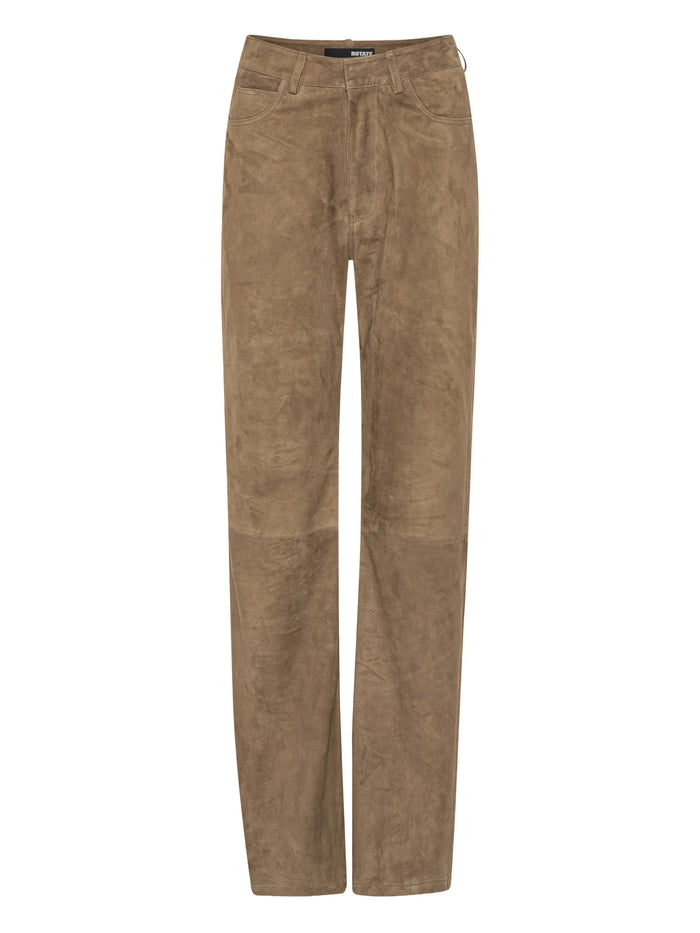 Rotate Birgerchristensen Rotate Straight Suede Pants